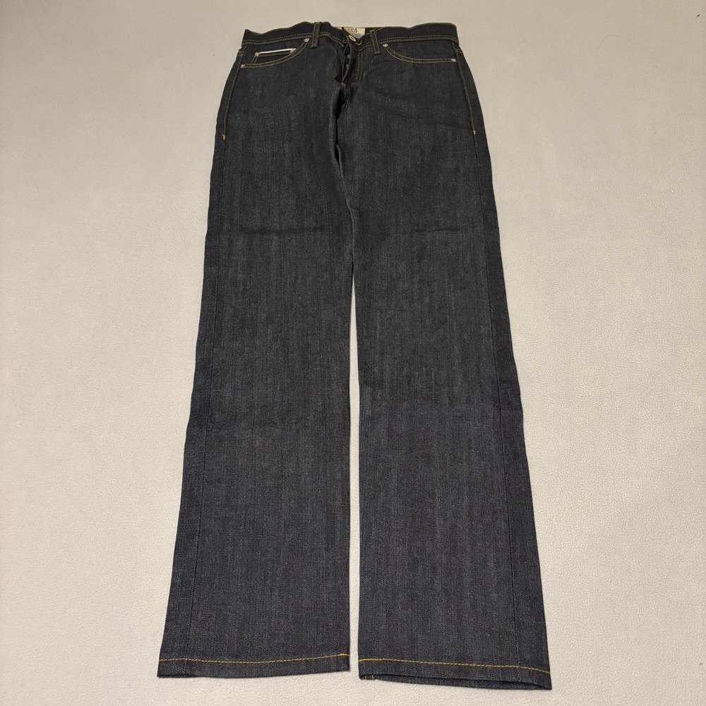 Naked & Famous Mens Size 31 Weird Guy Left Hand Twill Selvedge Indigo Jeans